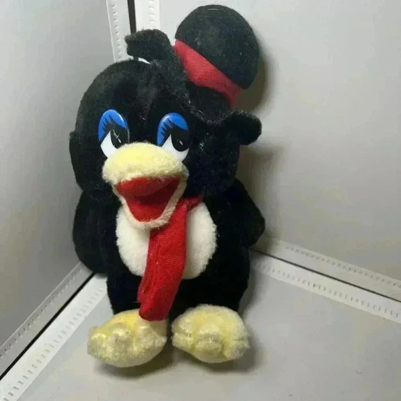 Sugar Loaf Penguin With Top Hat Plush 1997 13” - Picture 1 of 6